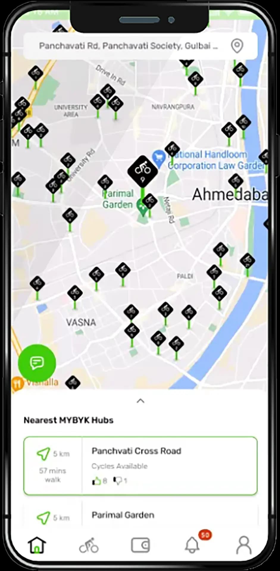 ride via app